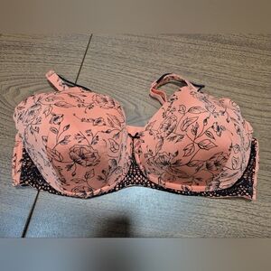 Cacique Smooth Balconette Floral Bra